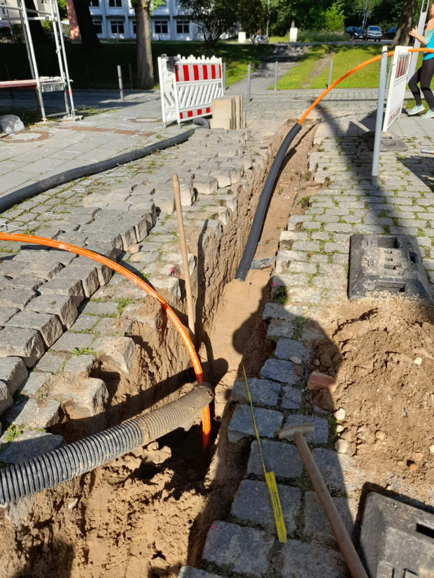 Erneuerung des LWL-Backbone-Netzes in Kiel – Projektaufnahme 2