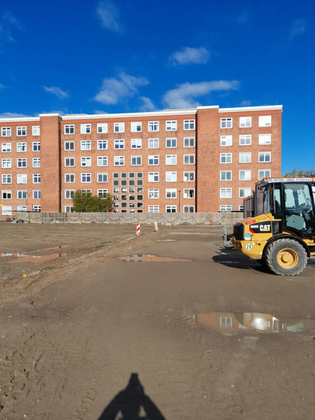 Neubau der Parkpalette an der CAU Kiel – Kanalbau, Projektaufnahme 2