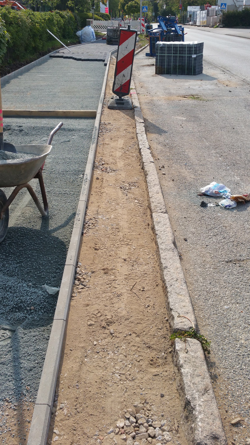Sanierung des Geh- und Radwegs am Brodersdorfer Weg in Laboe – Projektaufnahme 4