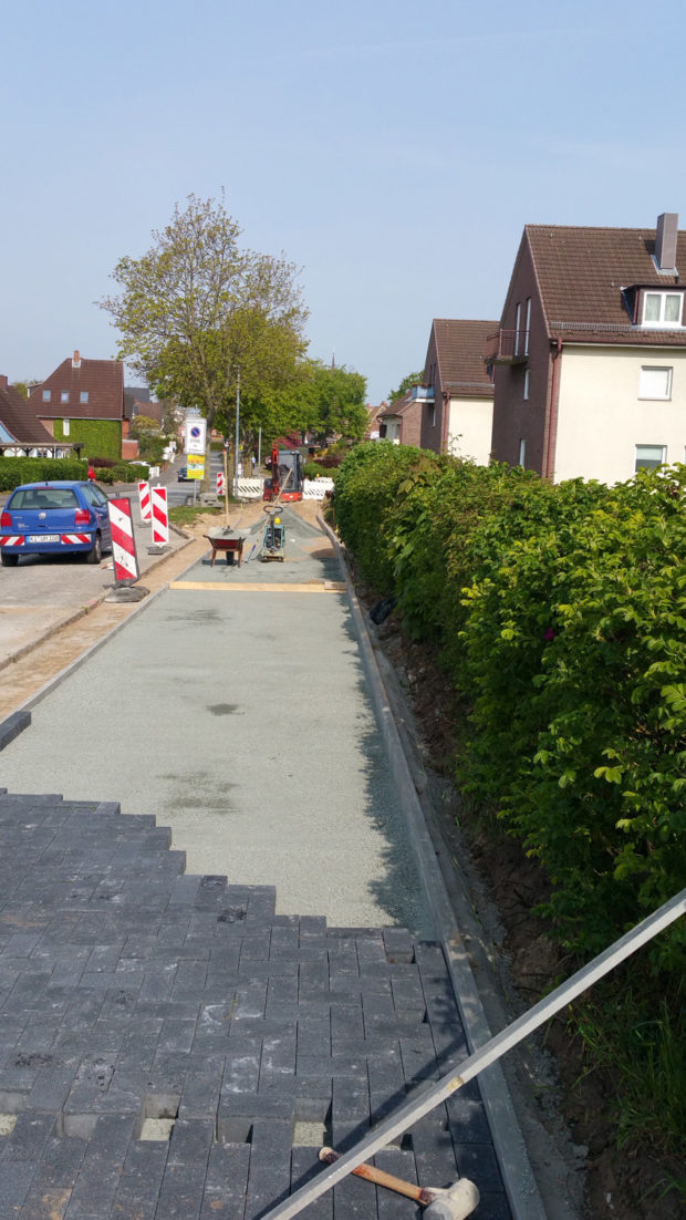 Sanierung des Geh- und Radwegs am Brodersdorfer Weg in Laboe