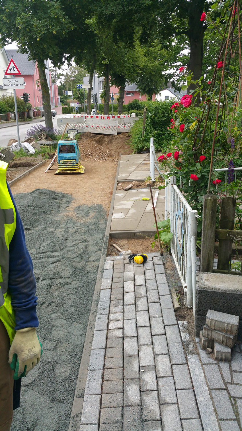 Sanierung des Geh- und Radwegs am Brodersdorfer Weg in Laboe – Projektaufnahme 5